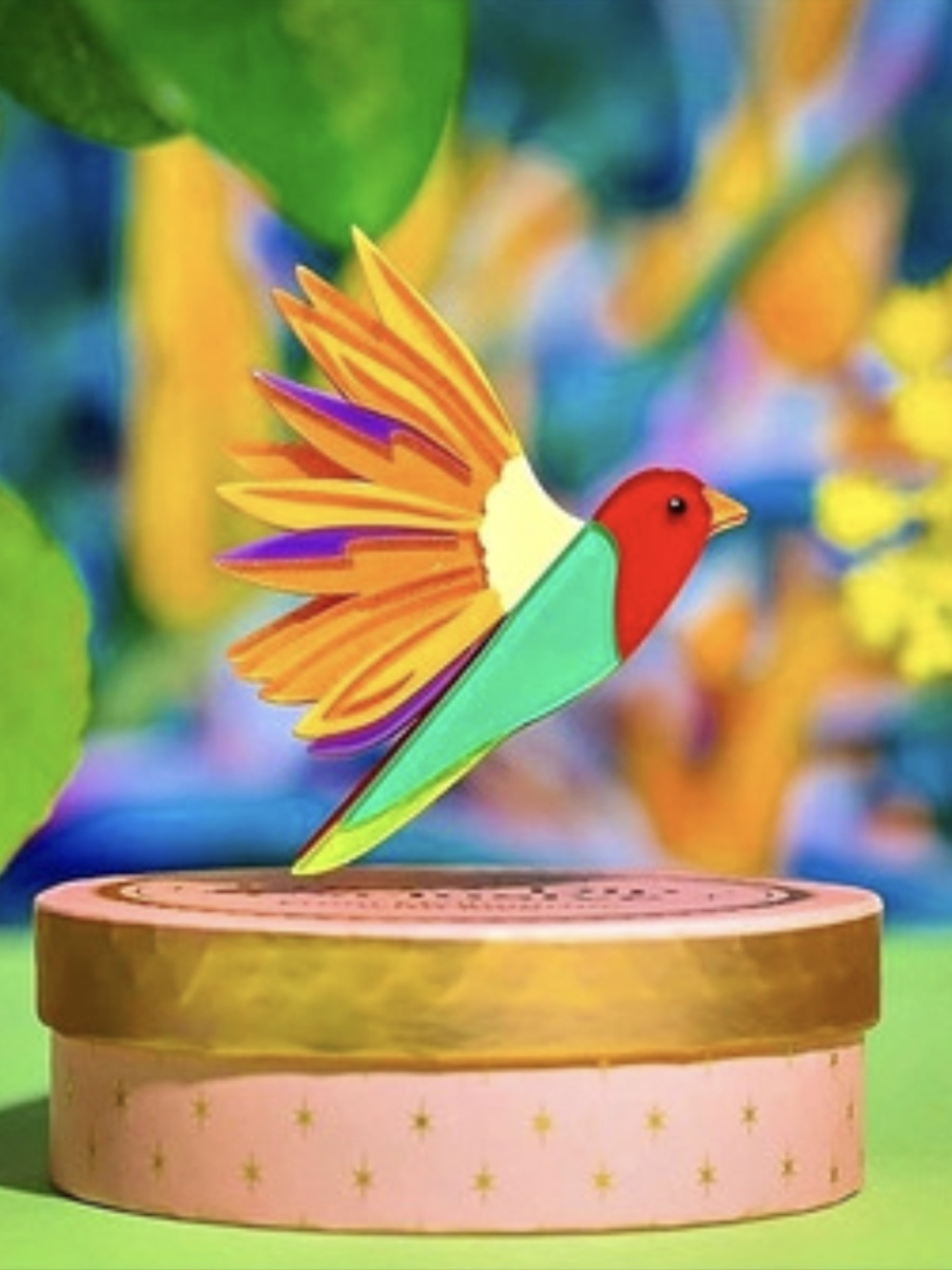 Erstwilder Lucky Dip Exclusive Flights Of Fancy Bird Of Paradise Brooch